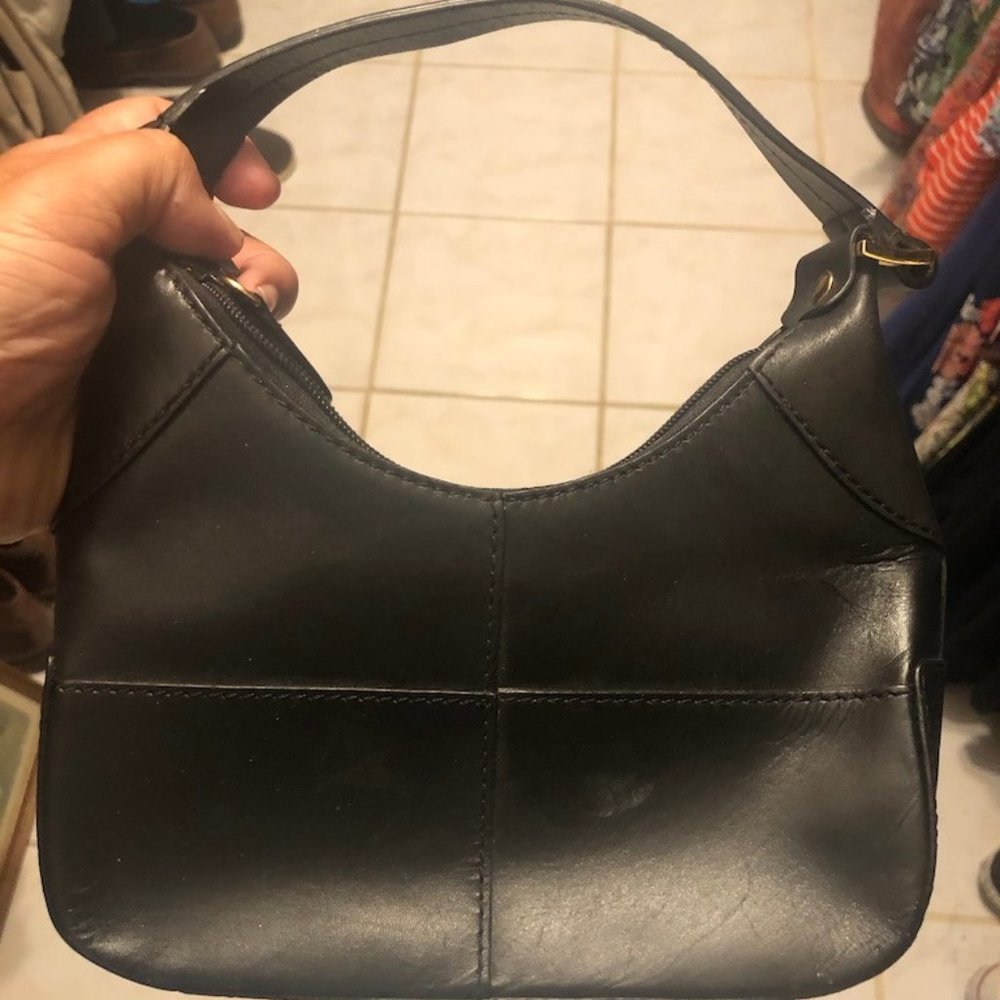 Etienne Aigner Black Leather Mini Bag